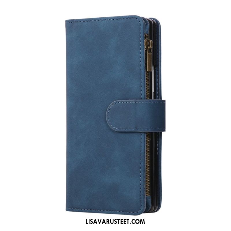 Kotelot Samsung Galaxy Z Fold 7 Mokkanahkakuvioinen Lompakko Olkahihnalla