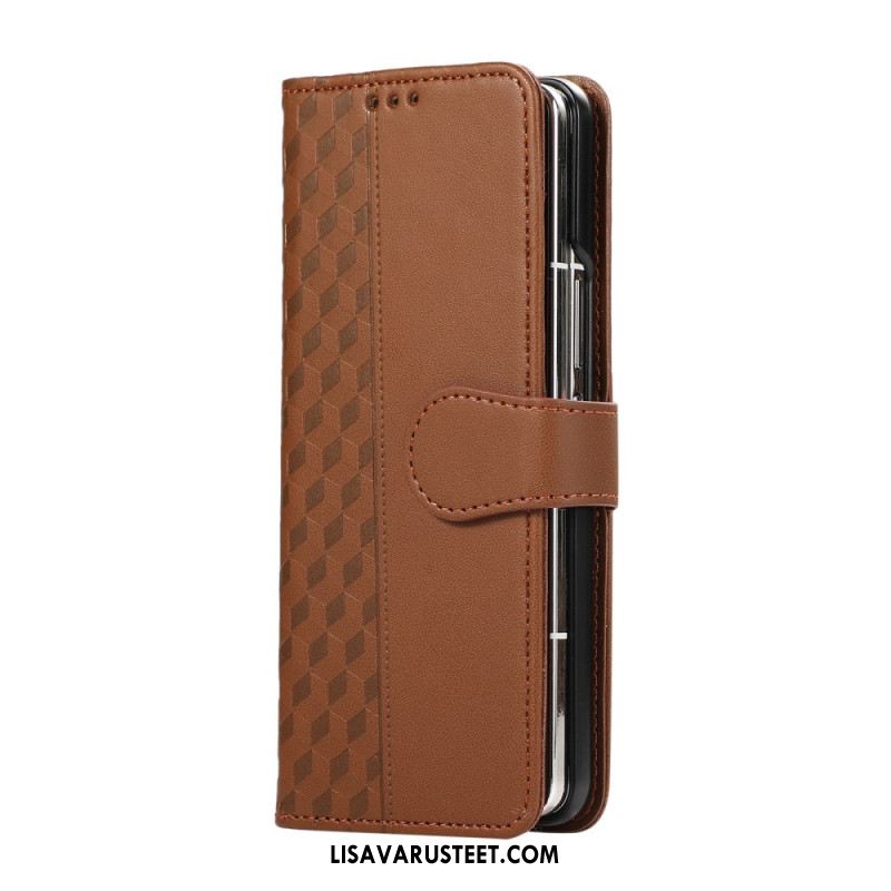 Kotelot Samsung Galaxy Z Fold 7 Puhelinkuoret Kohokuvioitu Hihnalla