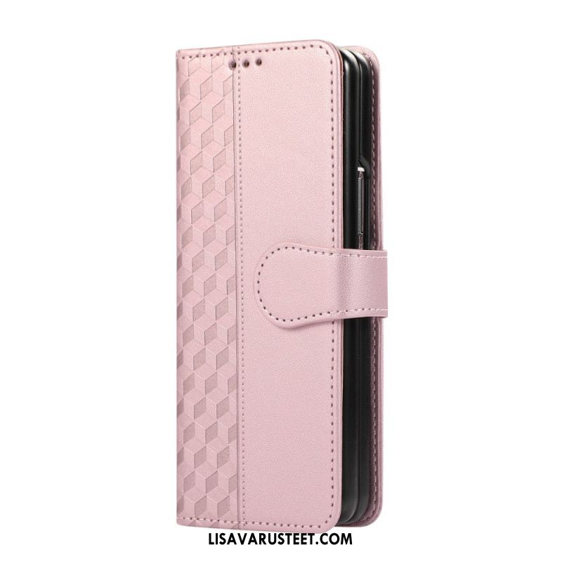 Kotelot Samsung Galaxy Z Fold 7 Puhelinkuoret Kohokuvioitu Hihnalla