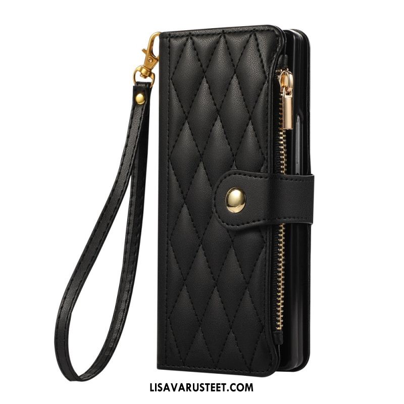 Kotelot Samsung Galaxy Z Fold 7 Tikattu Hihnalla Suojakuori