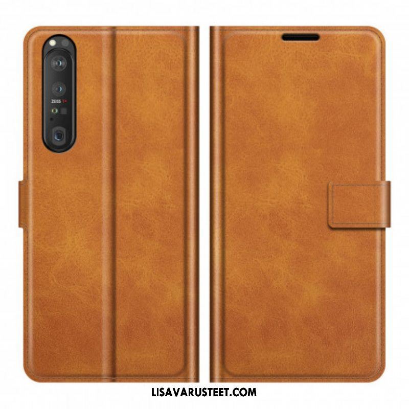 Kotelot Sony Xperia 1 III Ohut Extreme Leather -efekti