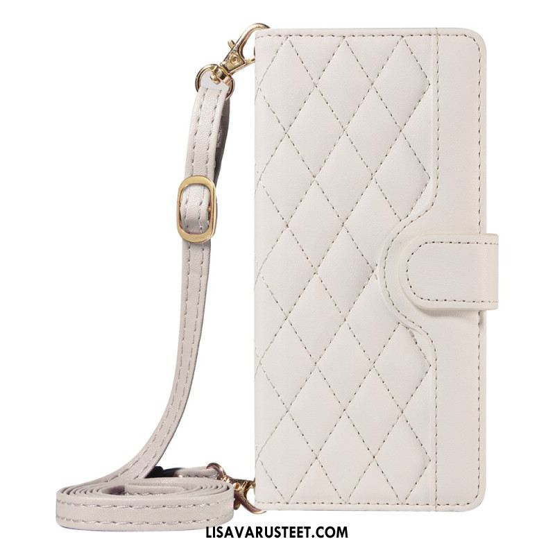 Kotelot Sony Xperia 1 Vii Puhelinkuoret Tikattu Hihnalla Ja Olkahihnalla