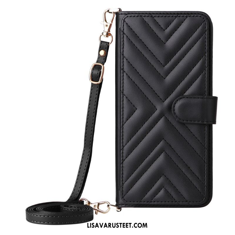 Kotelot Sony Xperia 1 Vii Tikattu Hihnalla Ja Olkahihnalla