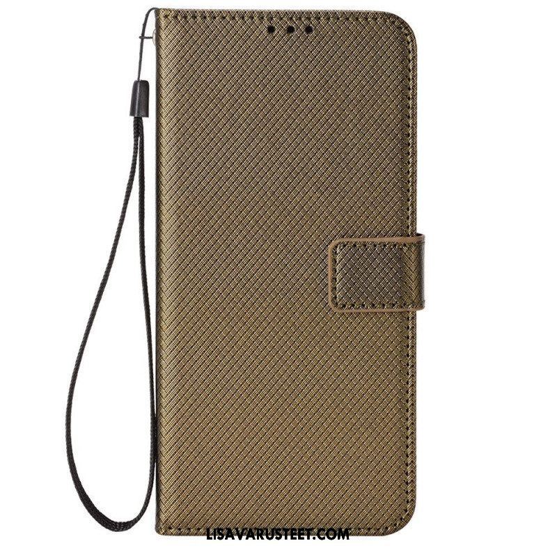 Kotelot Sony Xperia 10 IV Suojaketju Kuori Tyylikäs Strappy Faux Leather