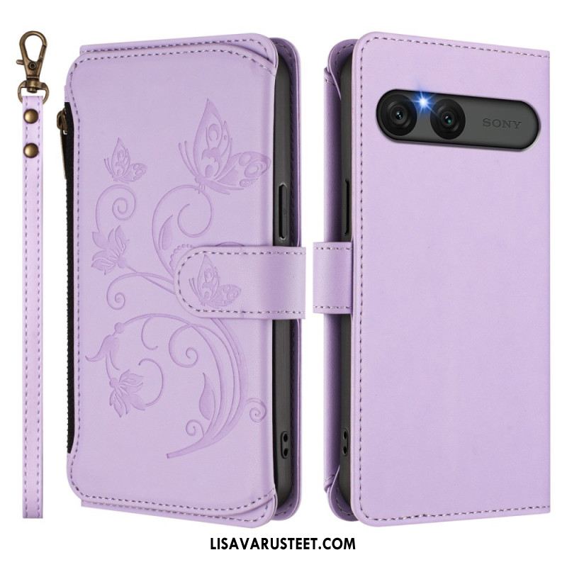 Kotelot Sony Xperia 10 Vii Puhelinkuoret Kukallinen Rfid-lompakko