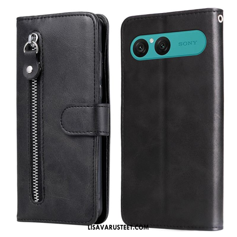 Kotelot Sony Xperia 10 Vii Vetoketjullinen Tasku Suojakuori