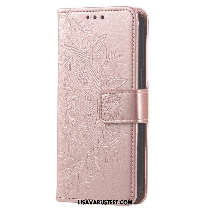 Kotelot Xiaomi 13 Lite Mandala-aurinko Kaulanauhalla