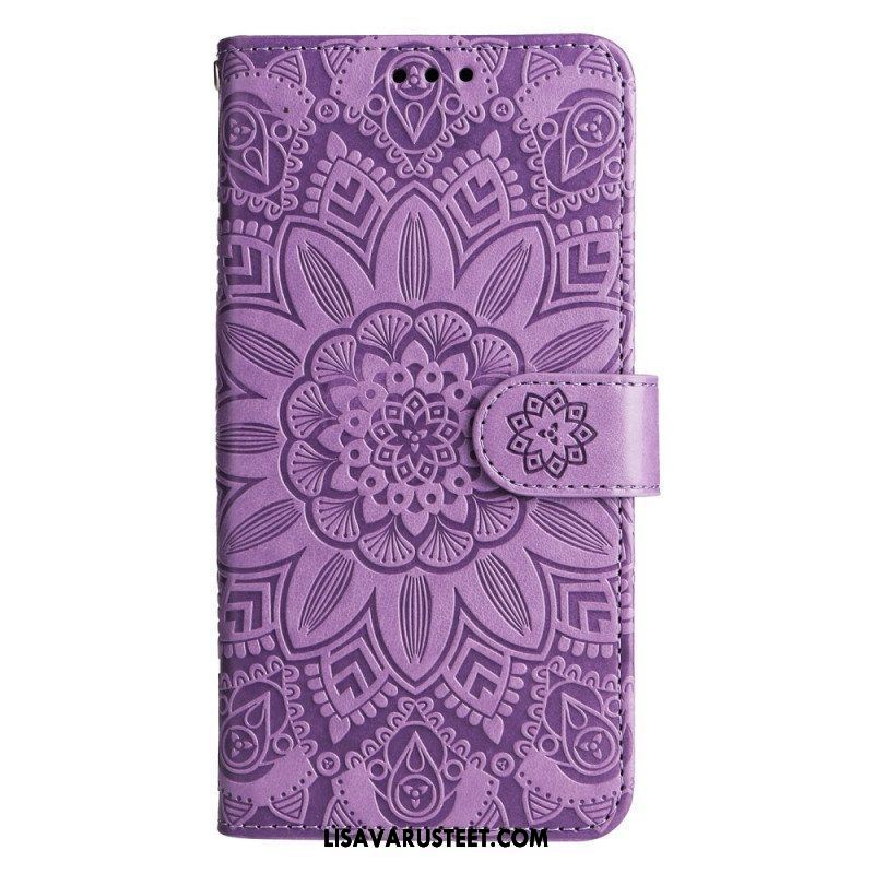 Kotelot Xiaomi 13 Mandala-aurinko Kaulanauhalla