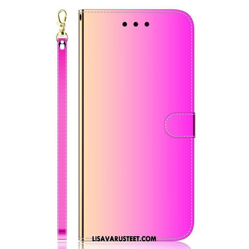 Kotelot Xiaomi 13 Pro Keinopeilinahka Hihnalla