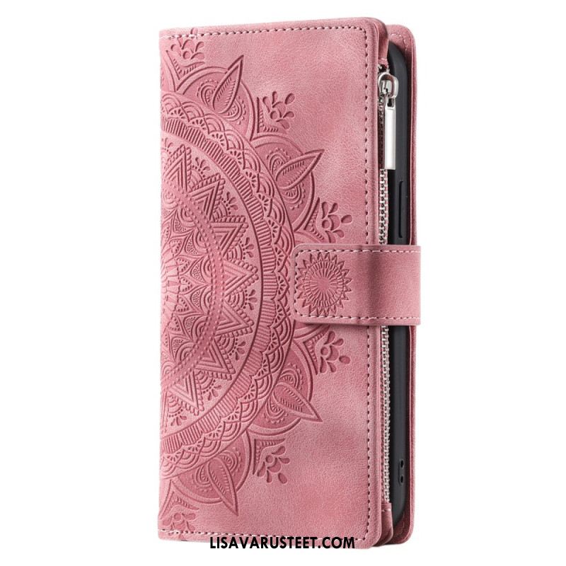 Kotelot Xiaomi 15 Pro Mandala-mokkanahkainen Lompakko Suojakuori