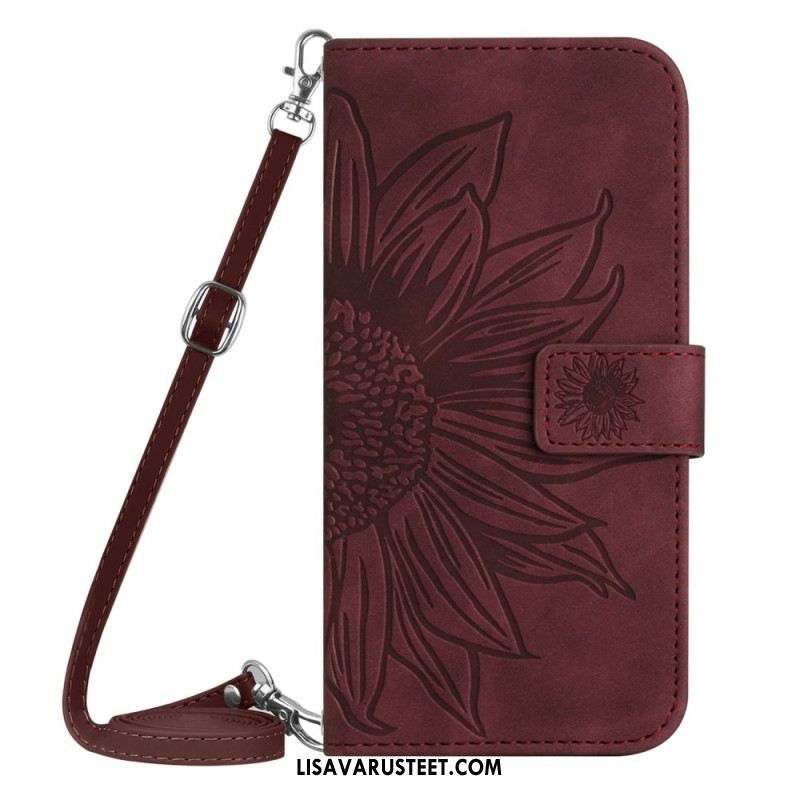 Kotelot Xiaomi 15 Ultra Auringonkukkakuvioinen Olkalaukku