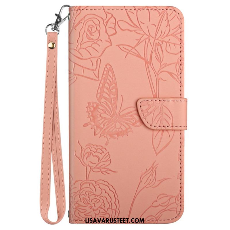 Kotelot Xiaomi 15 Ultra Perhoskuvioinen Hihna