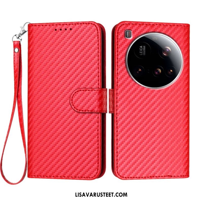 Kotelot Xiaomi 15 Ultra Puhelinkuoret Teksturoitu Hiilikuitu