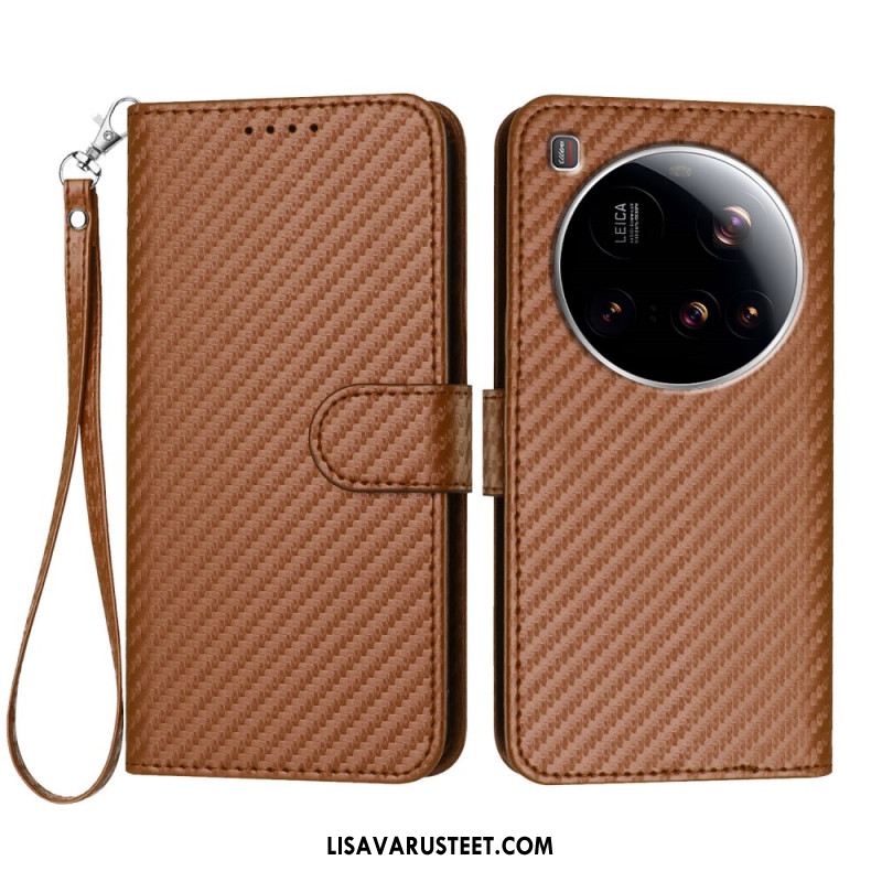 Kotelot Xiaomi 15 Ultra Puhelinkuoret Teksturoitu Hiilikuitu