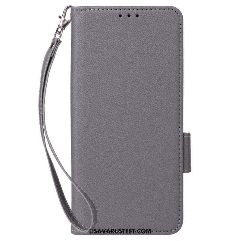 Kotelot Xiaomi 15t Keinonahkaa Hihnalla