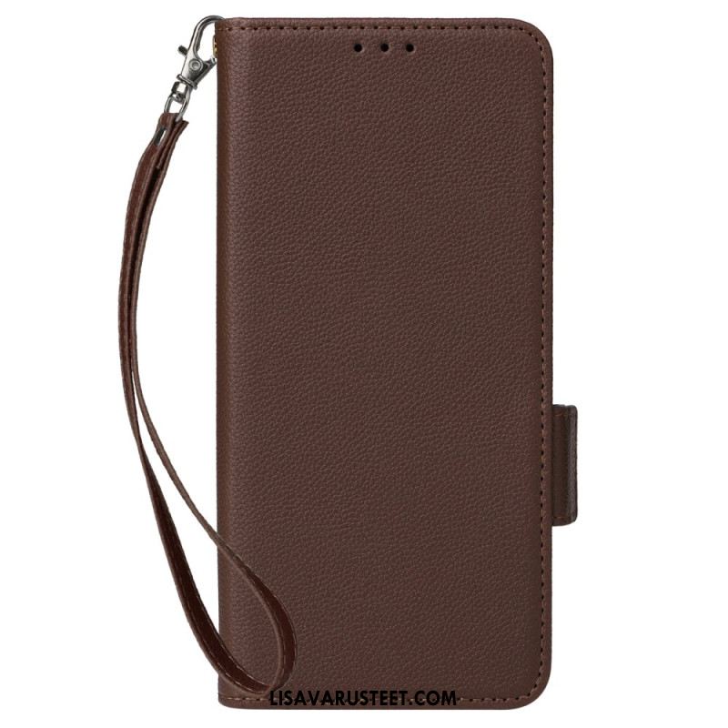 Kotelot Xiaomi 15t Keinonahkaa Hihnalla