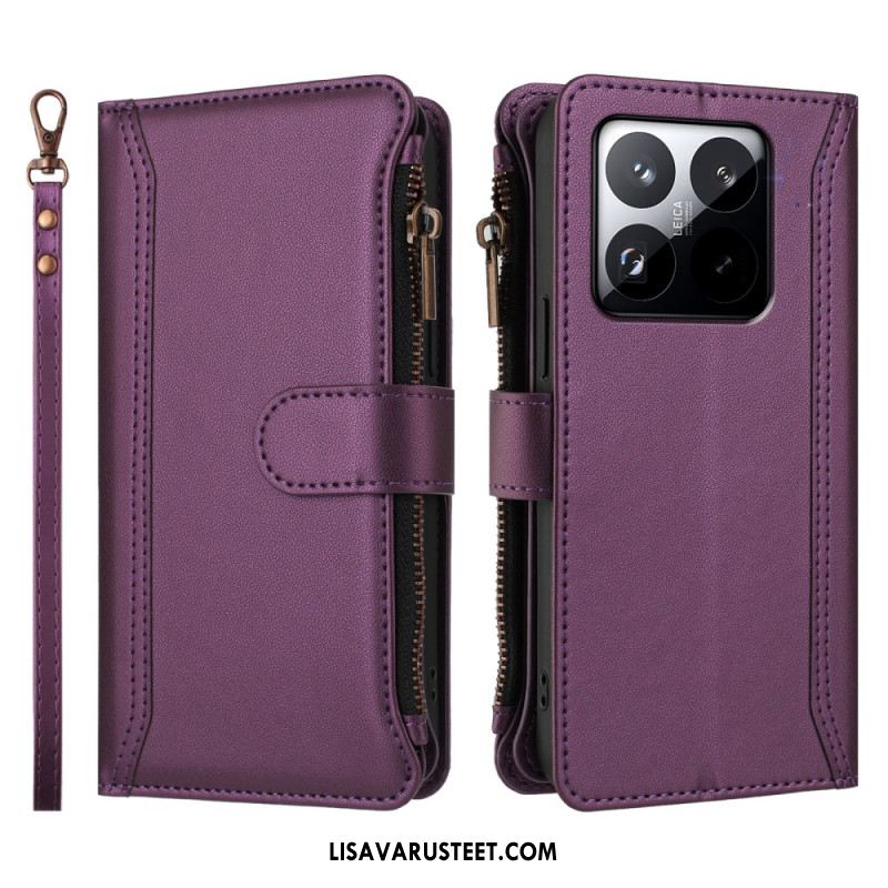 Kotelot Xiaomi 15t Lompakko Hihnalla