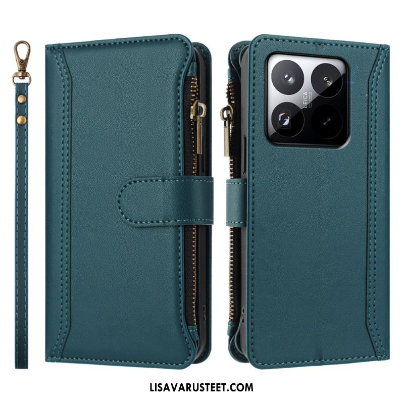 Kotelot Xiaomi 15t Lompakko Hihnalla