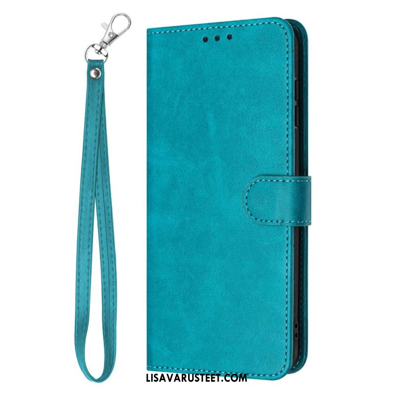 Kotelot Xiaomi 15t Pro Puhelinkuoret Nahkajäljitelmä Ja Hihnalla