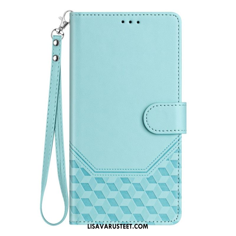 Kotelot Xiaomi 15t Pro Puhelinkuoret Reunus Timanttikuviolla Ja Nauhalla