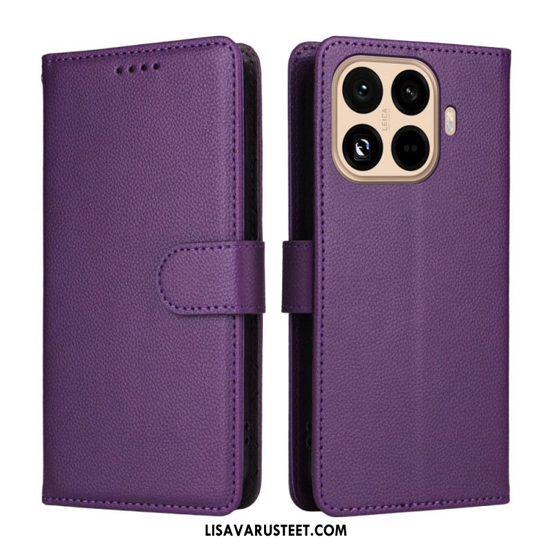 Kotelot Xiaomi 15t Pro Rfid-nahkajäljitelmälompakko