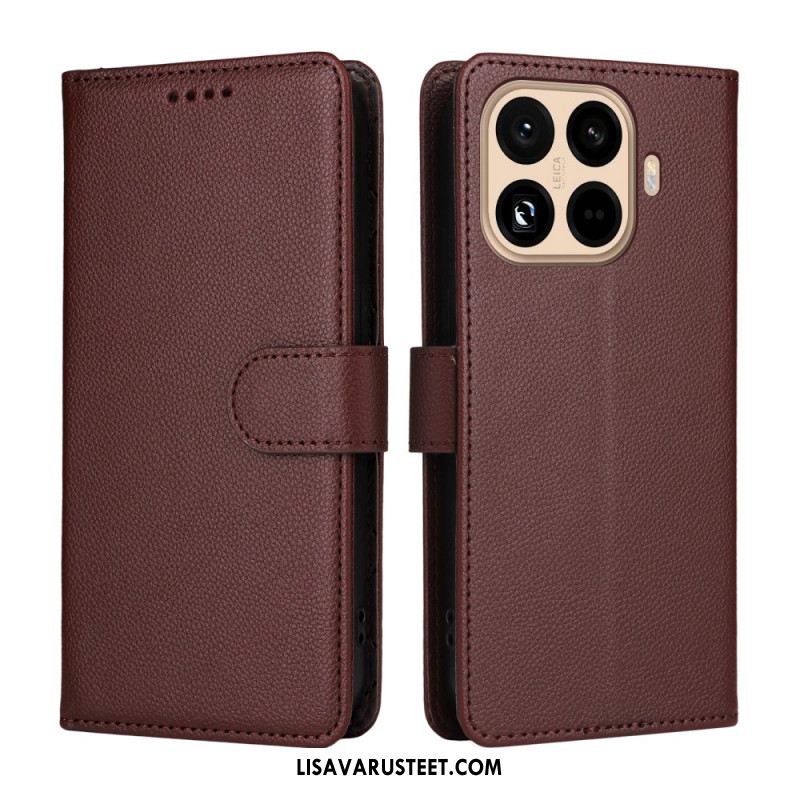 Kotelot Xiaomi 15t Pro Rfid-nahkajäljitelmälompakko