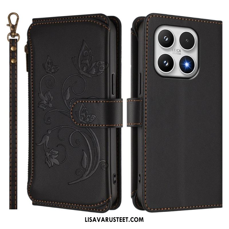 Kotelot Xiaomi 17 Kukallinen Lompakko Suojakuori