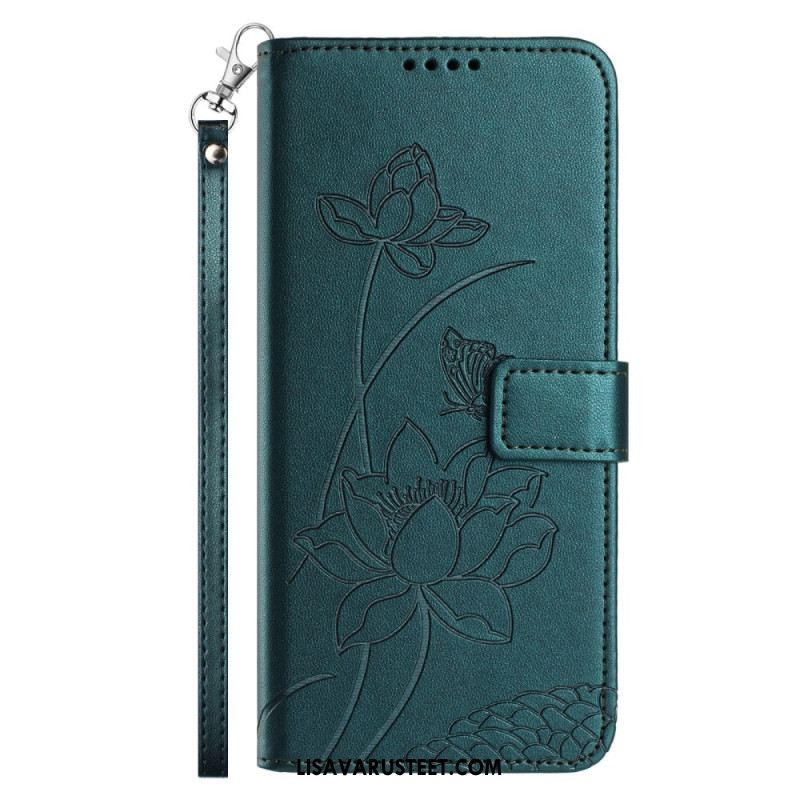 Kotelot Xiaomi 17 Lootuskuvio Ja Nauha