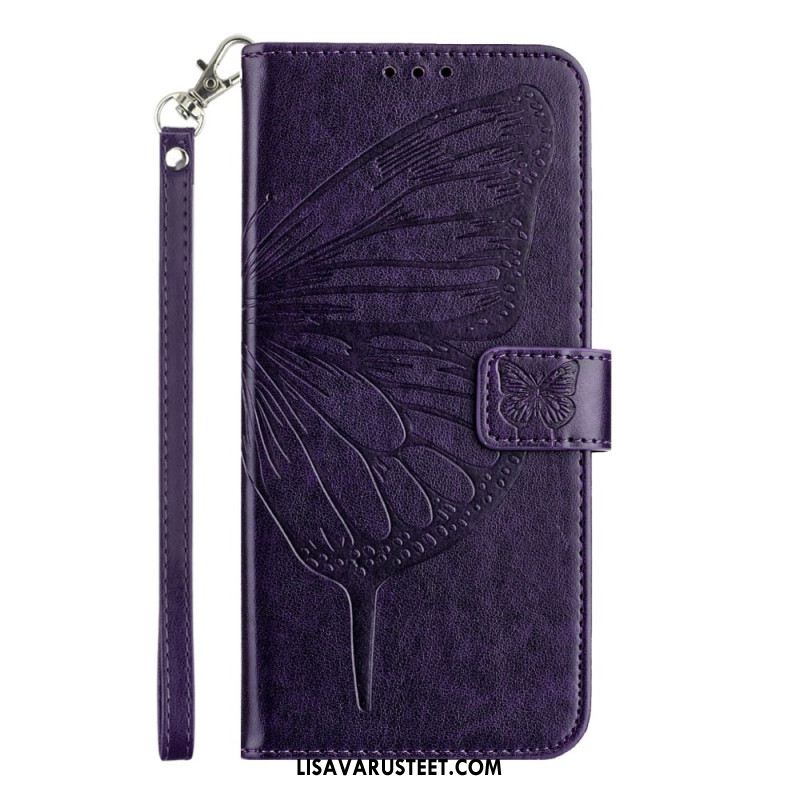 Kotelot Xiaomi 17 Perhoskuvio Ja Hihna