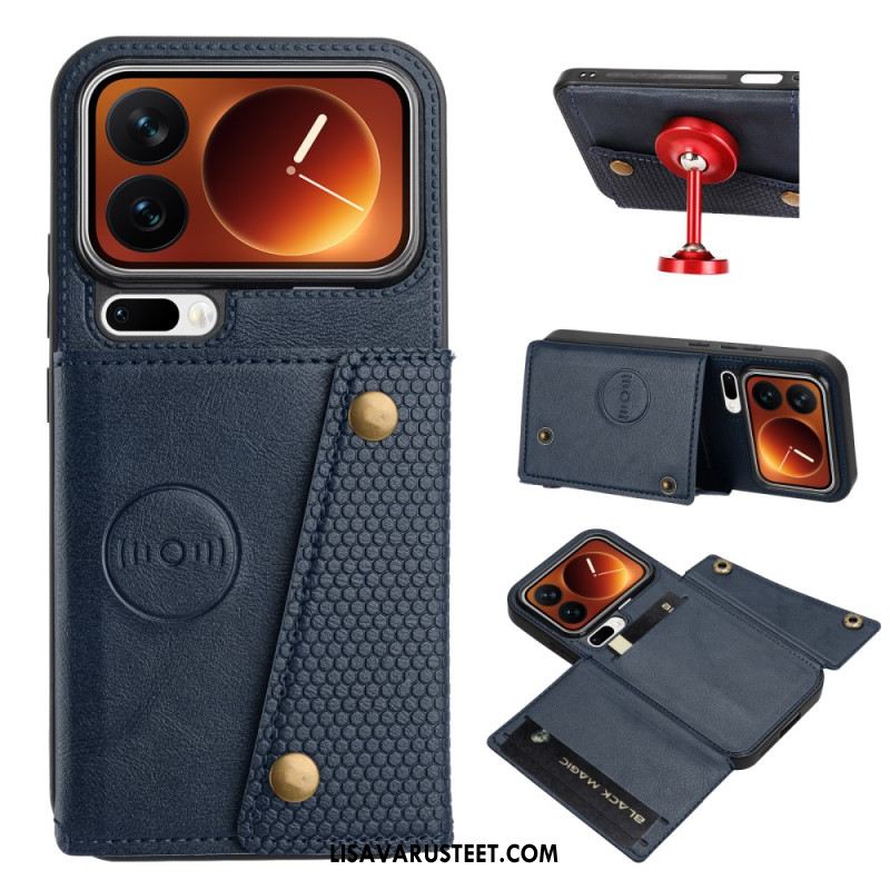 Kotelot Xiaomi 17 Pro Korttikotelo Ja Teline Suojakuori