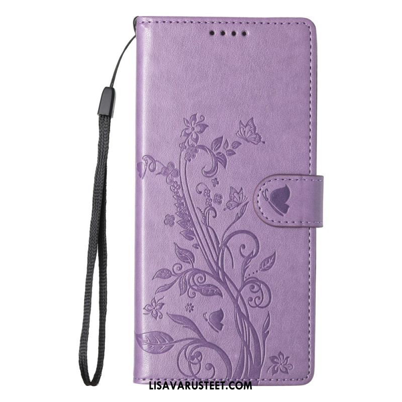 Kotelot Xiaomi 17 Pro Kukkakuvioinen Perhoskuvio