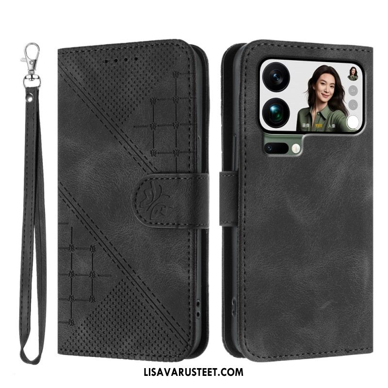 Kotelot Xiaomi 17 Pro Max Perhos- Ja Geometrinen Kuvio