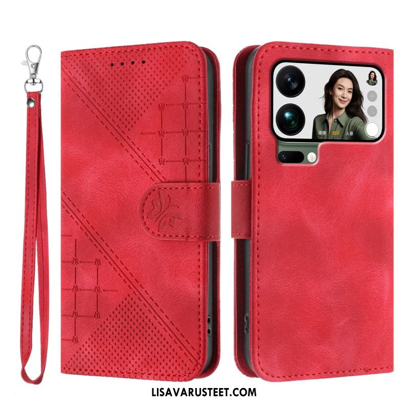 Kotelot Xiaomi 17 Pro Max Perhos- Ja Geometrinen Kuvio