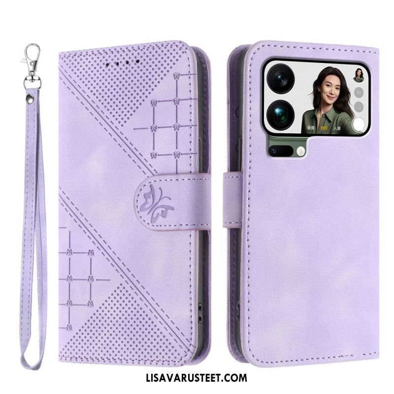 Kotelot Xiaomi 17 Pro Max Perhos- Ja Geometrinen Kuvio