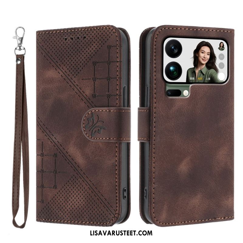 Kotelot Xiaomi 17 Pro Max Perhos- Ja Geometrinen Kuvio