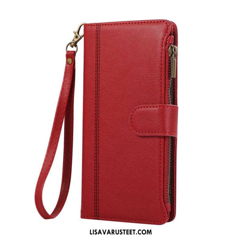 Kotelot Xiaomi 17 Pro Max Useita Korttipaikkoja Ja Rannehihna