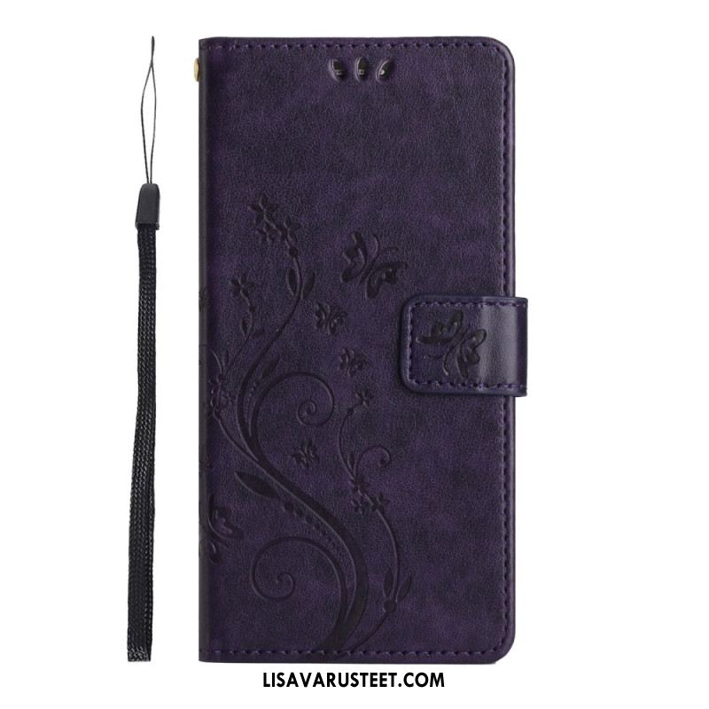 Kotelot Xiaomi 17 Pro Puhelinkuoret Perhosia Ja Kukkia