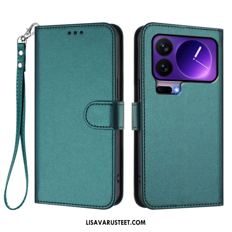 Kotelot Xiaomi 17 Pro Puhelinkuoret Yksivärinen Nahkakuvio