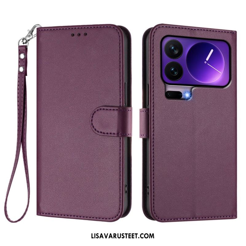 Kotelot Xiaomi 17 Pro Puhelinkuoret Yksivärinen Nahkakuvio