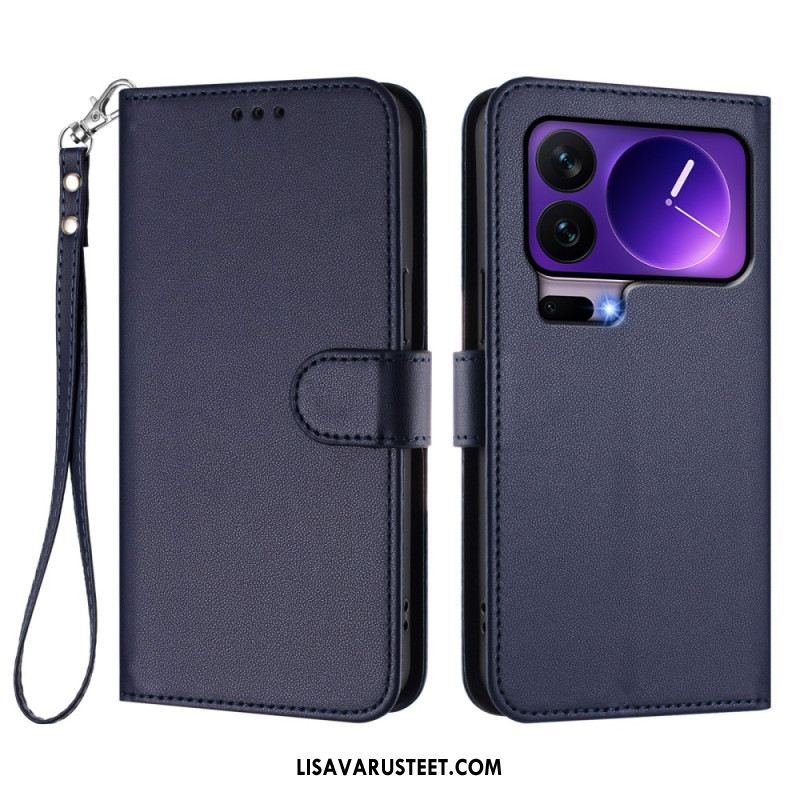 Kotelot Xiaomi 17 Pro Puhelinkuoret Yksivärinen Nahkakuvio