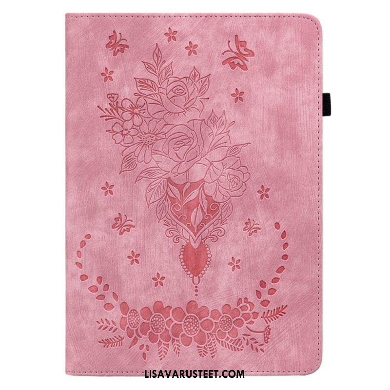 Kotelot Xiaomi Pad 6 Pro Vaaleanpunainen Nahkaefekti