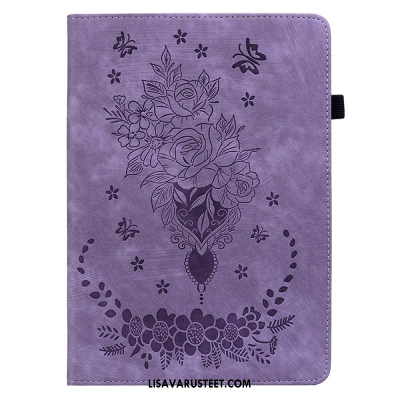 Kotelot Xiaomi Pad 6 Pro Vaaleanpunainen Nahkaefekti