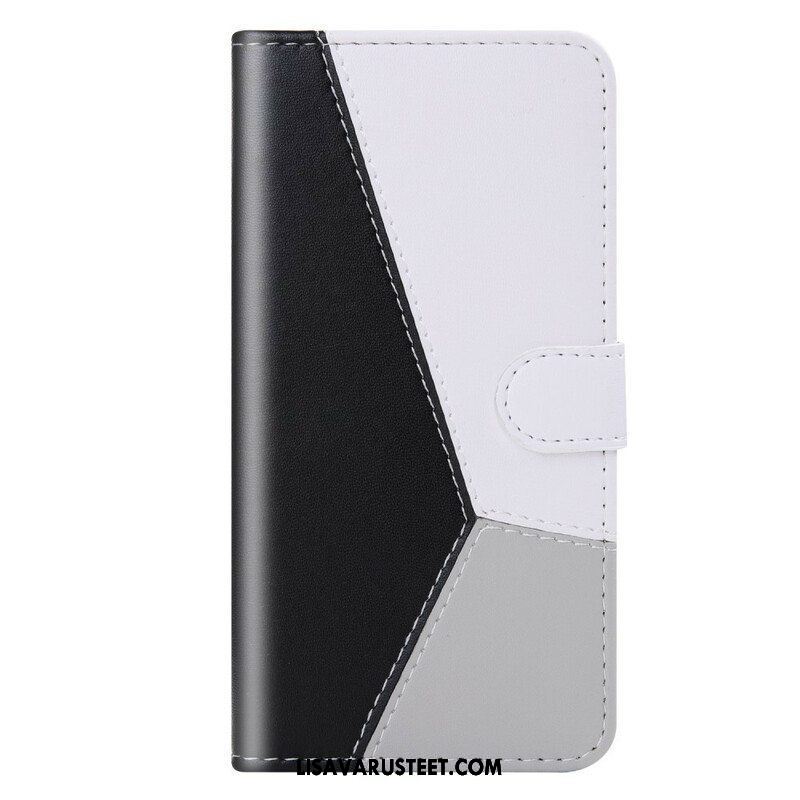 Kotelot Xiaomi Redmi Note 10 / 10S Tricolor Leather Effect