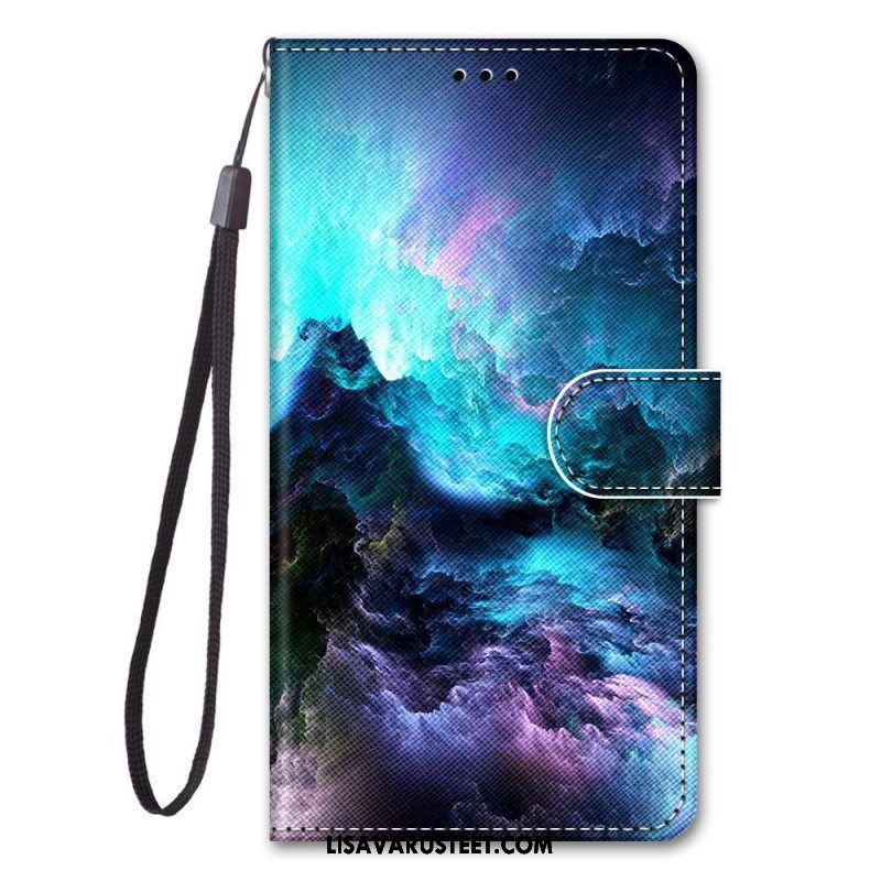 Kotelot Xiaomi Redmi Note 11 Pro Plus 5G Suojaketju Kuori Lanyard Maisema