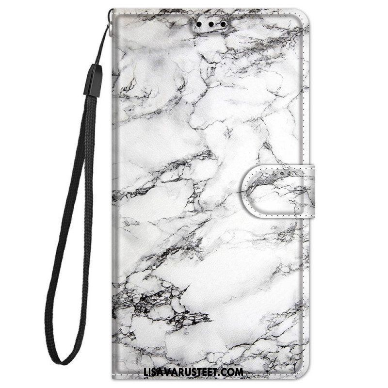 Kotelot Xiaomi Redmi Note 11 Pro Plus 5G Suojaketju Kuori Strappy Marble Elegance