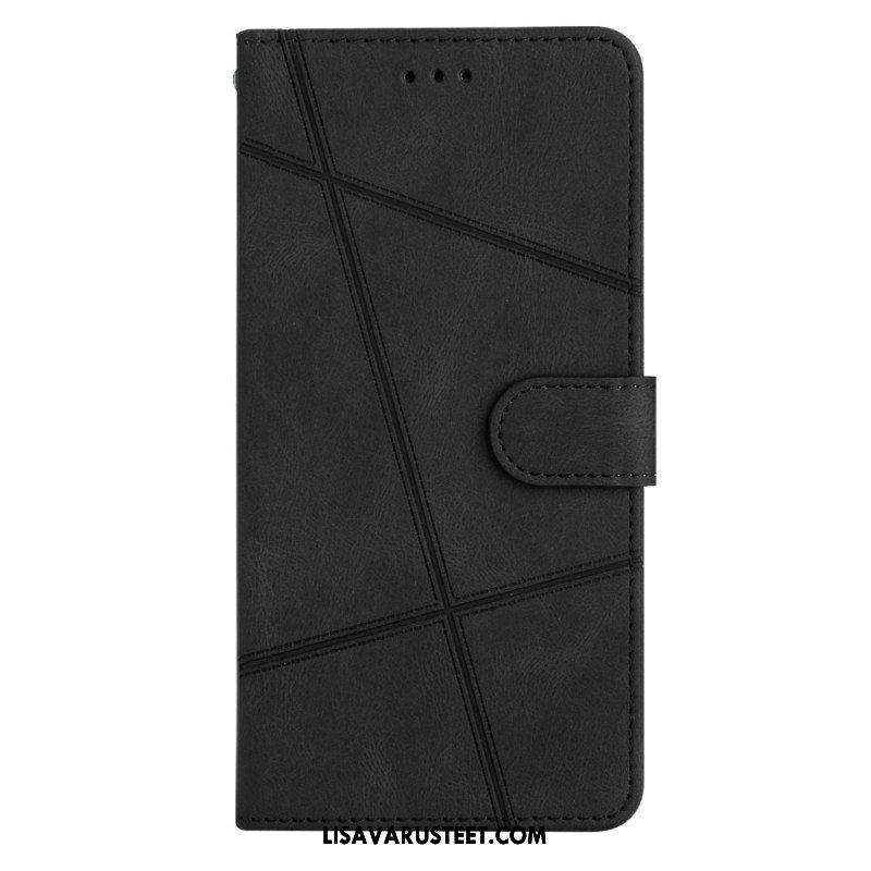 Kotelot Xiaomi Redmi Note 12 4G Suojaketju Kuori Strappy Geometric