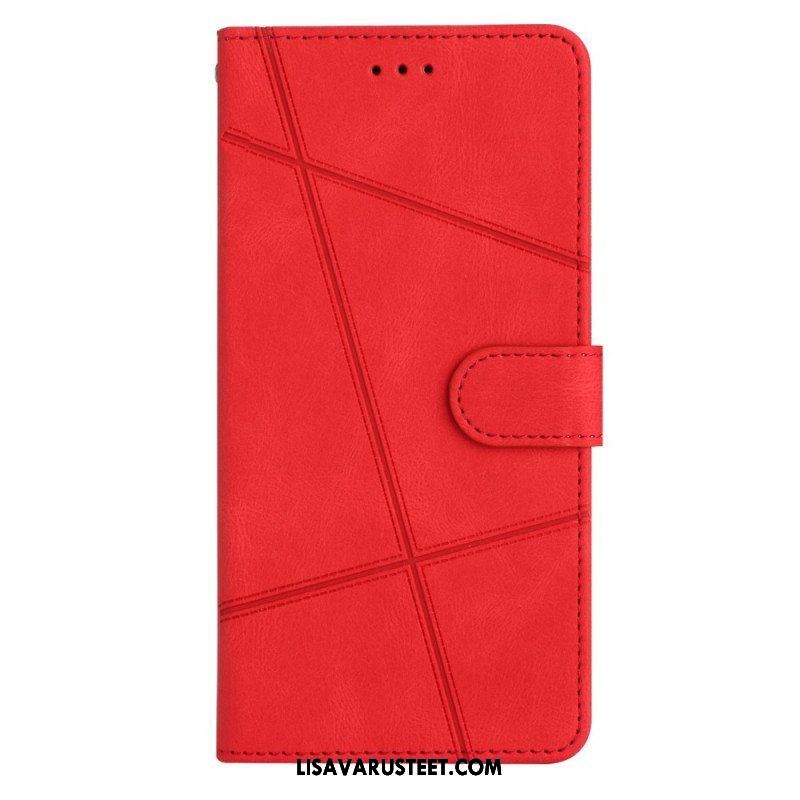 Kotelot Xiaomi Redmi Note 12 4G Suojaketju Kuori Strappy Geometric