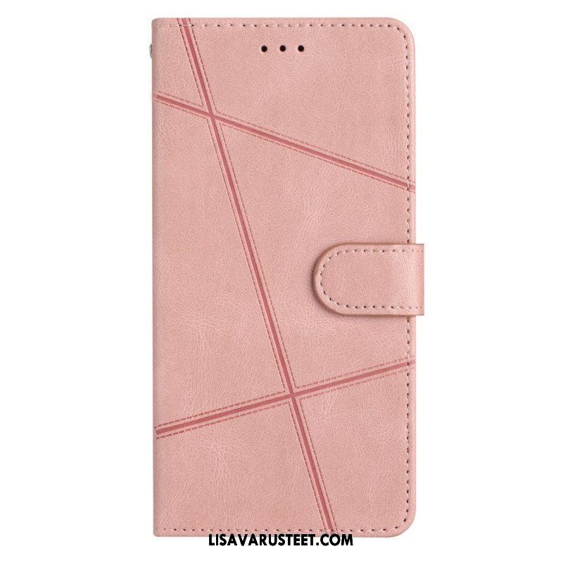 Kotelot Xiaomi Redmi Note 12 4G Suojaketju Kuori Strappy Geometric