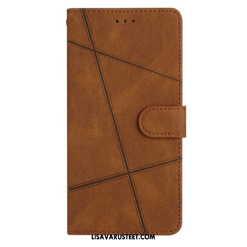 Kotelot Xiaomi Redmi Note 12 4G Suojaketju Kuori Strappy Geometric