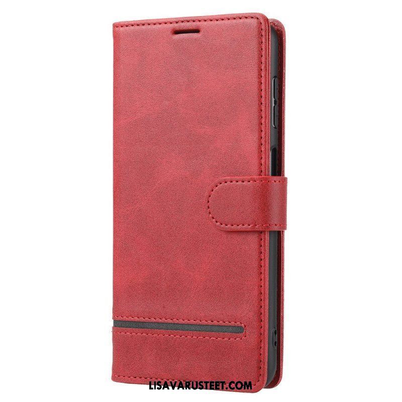 Kotelot Xiaomi Redmi Note 12 5G Line Leather Effect